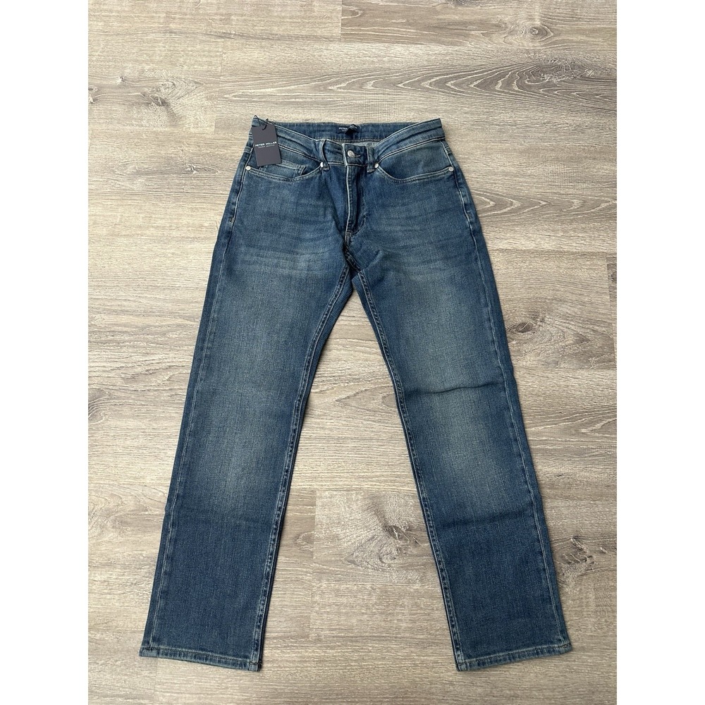 Peter Millar Crown Crafted Men's Blue Jeans 30x30